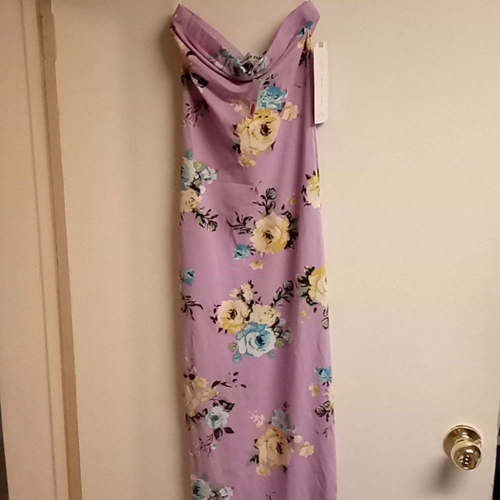Beautiful lavender floral tube dress from the states NWT